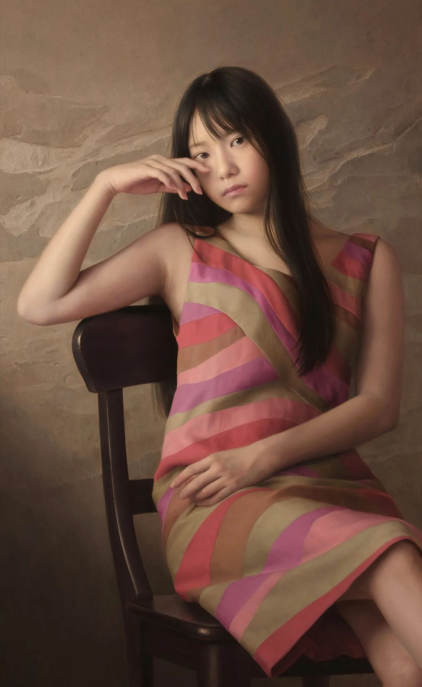 Oil on canvas — figurative work by Ryo Shiotani